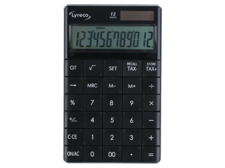 LYRECO Bordsräknare 1589 12 Siffror S - Lyreco - Kontorsmaskiner - Räknare - Bordsräknare