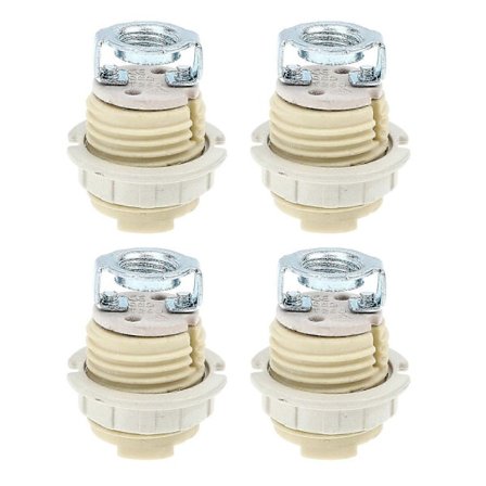 4 stk. Halogenpære Base Sokkel Praktisk G9 Keramisk Lampe Base Holder