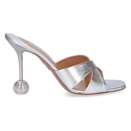 Aquazzura, High Heel Sandals Grijs, Dames, Maat:40 EU