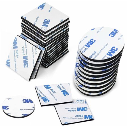 100 st dubbelsidiga klistermärken, skumtejp, självhäftande skum, 50 P