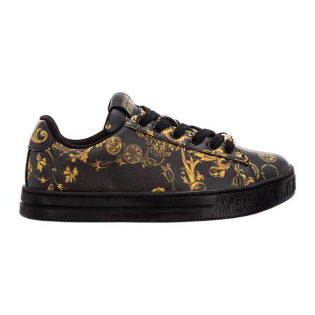 Versace Jeans Couture Regalia Baroque Sneakers , Zwart , Dames , Maat: 39 EU