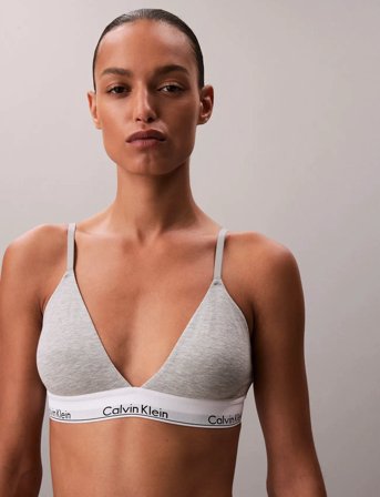 Calvin Klein Lightly Lined Triangle - Grey - L