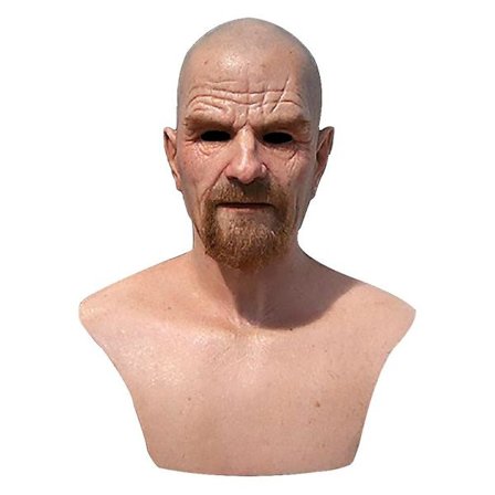 Latexmask Breaking Bad Master Bai Cosplay rekvisita