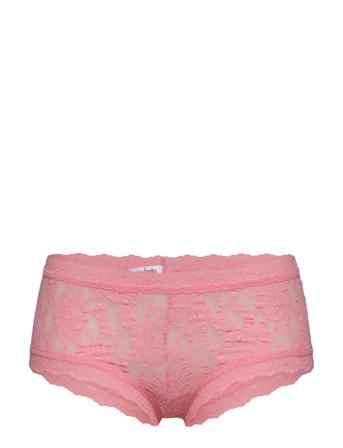 Boyshort Signature Lace Lingerie Panties Hipsters/boyshorts Vaaleanpunainen Hanky Panky