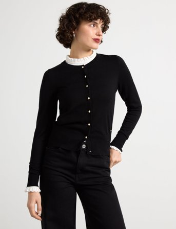 Lindex Cardigan Anna Black - Black - L