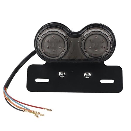 Motorsykkel LED Baklys Bremslys Blinklys for Custom Cafe Racer Rød Lys