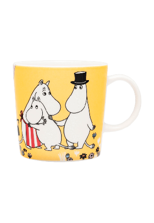 Arabia Mumin mugg 0,3L Familjemys Glas Flerfärgad 0,3 L