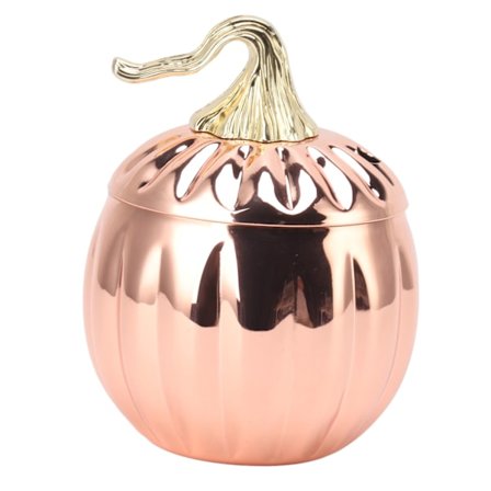 500ml 304 Rostfritt Stål Pumpa Vinglas Pumpa Forma Ros Guld Vinglas Praktisk Mugg med Lock