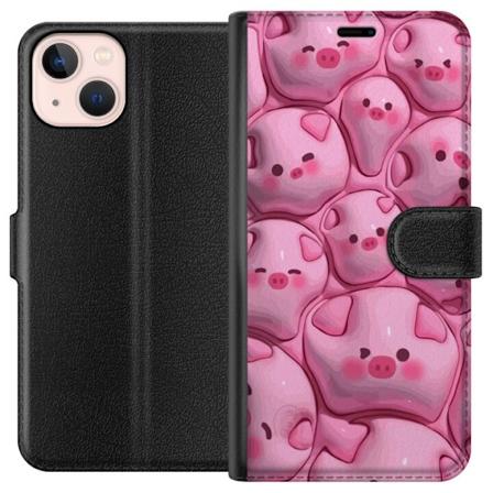 Apple iPhone 13 Lommeboketui Boblende Griser