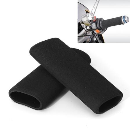 2 stk. Motorcykel Anti-Vibrations Greb Dækker Indvendig Diameter: 31mm (anvendelig Område: 3,17-3,68 cm) Komfort Skum Slip On Til Alle Håndtag