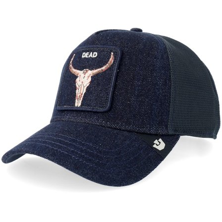 Goorin - Blå trucker Caps - Denim Dead Dark Denim A-Frame Trucker @ Hatstore
