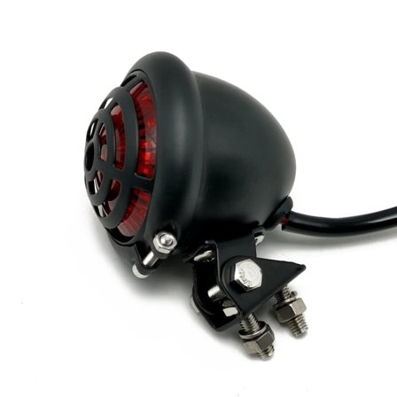 Vanntett 12V Universal Motorsykkel Blinklys Baklys Motorsykkel Baklys Baklyslampe Skiltlys LED Baklys Svart