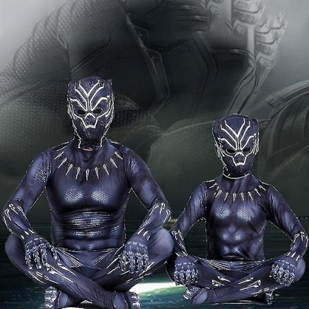 Panther Kids Gutter for Gutter Superhelt Fancy Up Jumpsuit Performance Outfit Gif