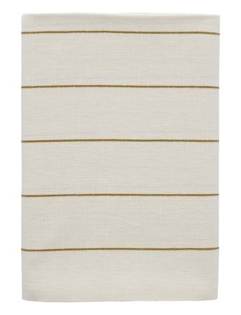 Dug 140X320 Line Offwhite/Gold Beige Södahl