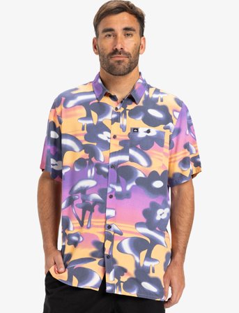 Quiksilver Safe Paradise Ss - Purple - L