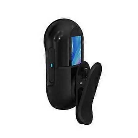 Bærbart videokamera med magnetisk kraveclips, actionkamera med tommelfingerbetjening, high-definition udendørs kæledyrskamera, bærbar cykeloptager