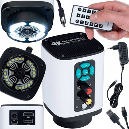 Altair Pro DigitalScope 4K – Digitalt Mikroskop All-In-One | Sony 8.29MP | HDMI/USB | 24X LED | 64GB