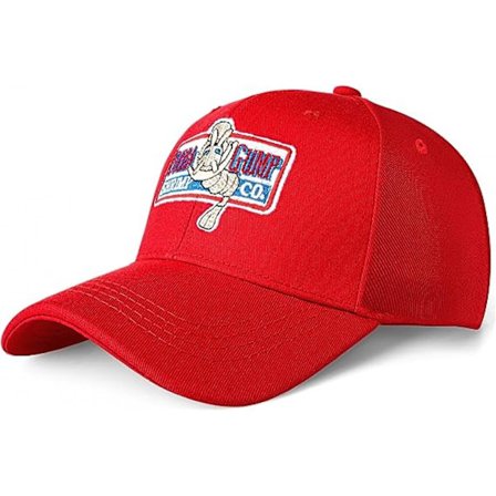 Rejehat til mænd, justerbar Forrest broderet Gump hat baseball cap, voksen far hat Halloween cosplay kostume mesh bagpå