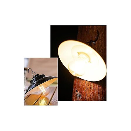 Vanntett Camping Lys Led Bærbar Lanterne Usb Type-c Lading Teltlampe Med Kroker For Utendørs