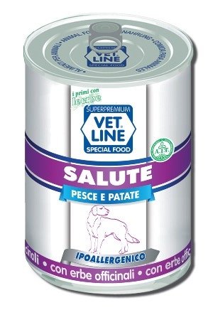 Vet Line Cane Salute Pesce E Patate 400 Gr