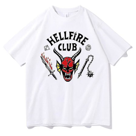 Stranger Things 4 Hellfire Club T-skjorte W