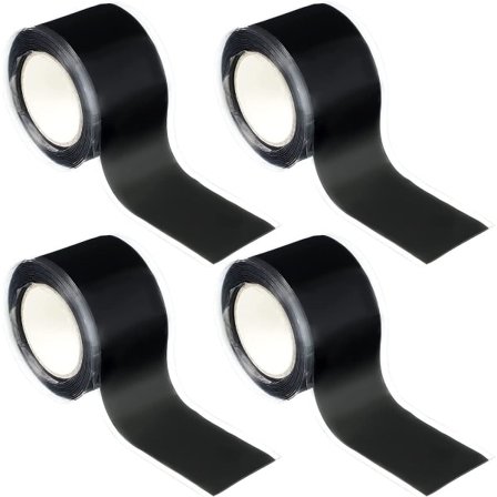 Rolls Grip Tape til Styr Selvklæbende Silikone Tape Styr Tape Silikone Gummi Beskytter til Pull-Up Stænger, 1" x 5ft_xx