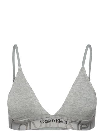 Lght Lined Triangle Lingerie Bras & Tops Soft Bras Triangle Bras Grå Calvin Klein