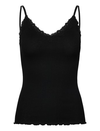 Rwbeatha Sl Regular Singlet Top Tops T-shirts & Tops Sleeveless Black Rosemunde