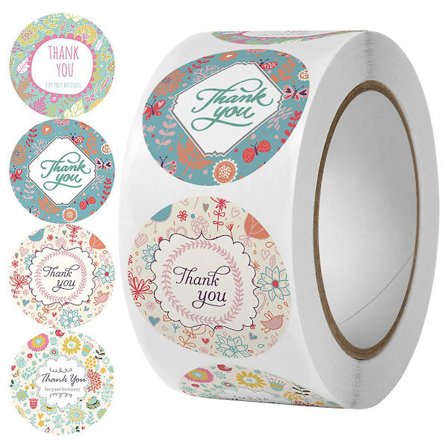 1000 st tack-etiketter med tack 2,5 cm 17