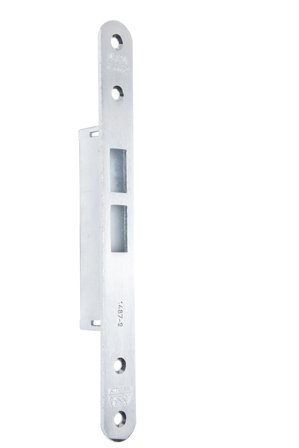 ASSA 1487-9 Sikkerhetssluttstykke 256 x 25 mm, Dør- & vindusbeslag