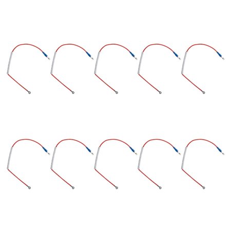 10-pakning 250V 10A strømledning til elektrisk trykkoker med innebygd sikring, erstatning for elektrisk komfyr for økt sikkerhet