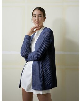 Strikkeopskrift Trøje Hvid/beige - Lang Yarns