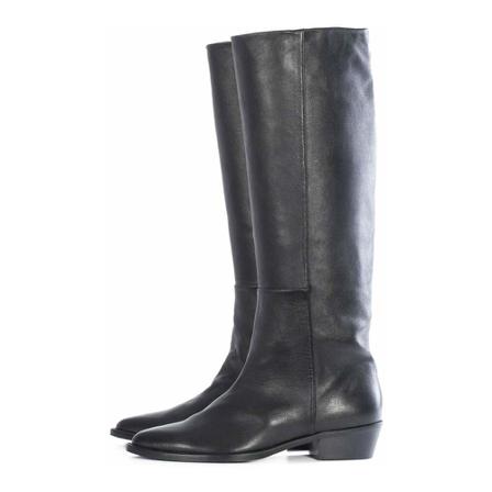 Toral, Leather Knee-High BO Czarny, Kobieta, Rozmiar: 40 EU