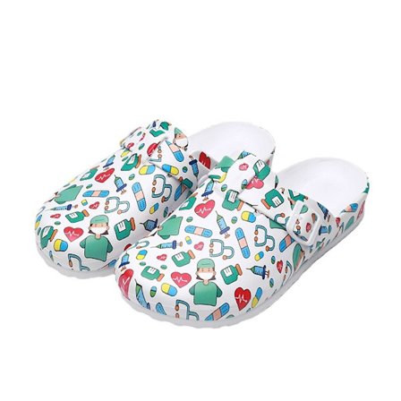 Skridsikre sygeplejerske træsko - Hospital kirurgisk medicinsk hjemmesko - Doctor Eva medicinske sko