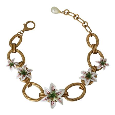 Dolce & Gabbana - Halsband - Gul - Dam - Storlek: One Size, Dam, Storlek: ONE SIZE