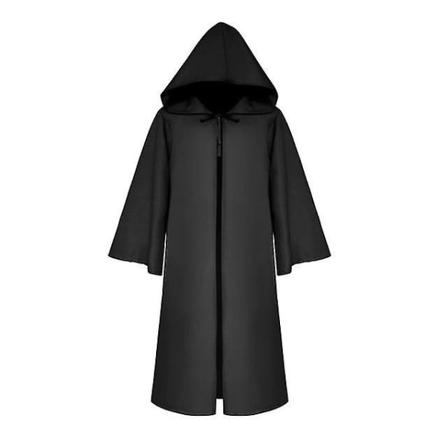 Ruttolääkäri Reaper Steampunk-naamiolla Karnevaali Halloween-asu aikuisille lapsille_h -a Black without mask L