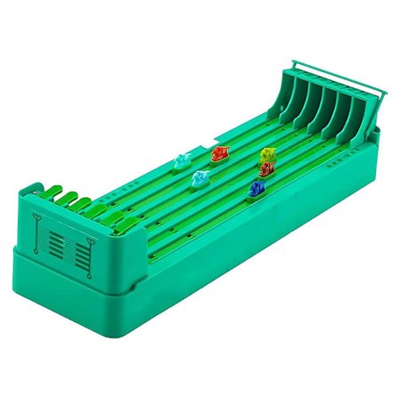 Hestesports Brettspill, Flerspiller Integrert 6 Fargerike Bordfotball VM-Spill, for Familie Spillkveld Festtilbehør