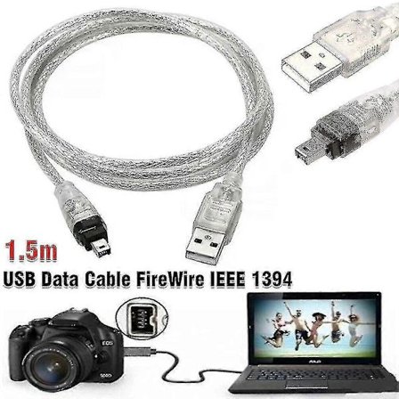 Til Mini DV MiniDV USB-datakabel Firewire IEEE 1394 HDV-videokamera til redigering på PC