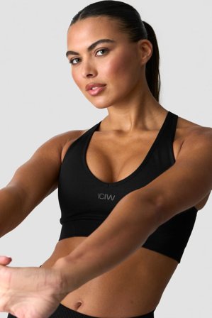ICANIWILL - Sculpt Seamless Sports Bra W Black - Dames - sportkleding van ICIW
