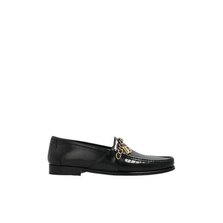Dolce & Gabbana Leather loafers Sort, Herre, Størrelse: 41 EU