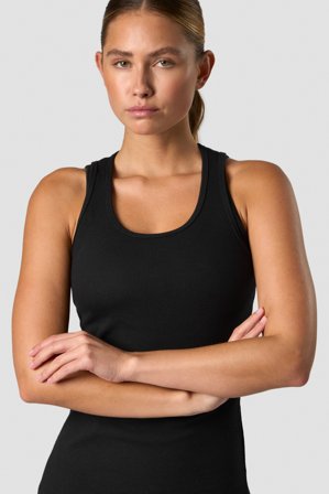 ICANIWILL - Recharge Tank Top Wmn Black- Tanks - Dames - sportkleding van ICIW