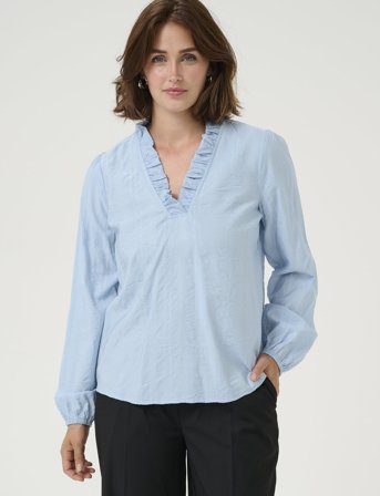 Kaffe Kasanni Blouse - Blue - 38