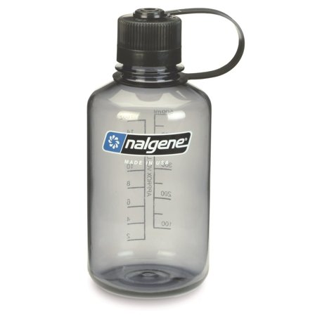 Nalgene Narrow Mouth Bottle 0,5L Tritan flasks Grey OneSize