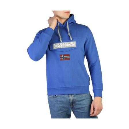 Napapijri, Hoodie Burgee_Np 0A4Fqk Blauw, Heren, Maat:M