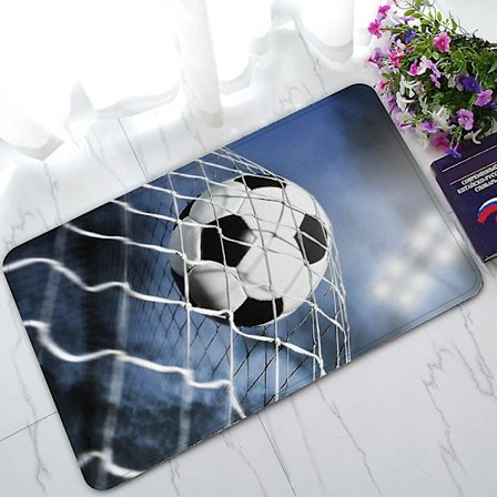 Fotbollsmatta Dörrmatta Entrématta Area Matta Golvmatta Heminredning 45x75 Cm