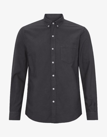 Organic Button Down Shirt - Lava Grey - S