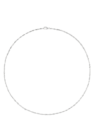 Mockberg Twirl Steel 400 mm Necklace Smycken & klockor Dam Silver ONESIZE