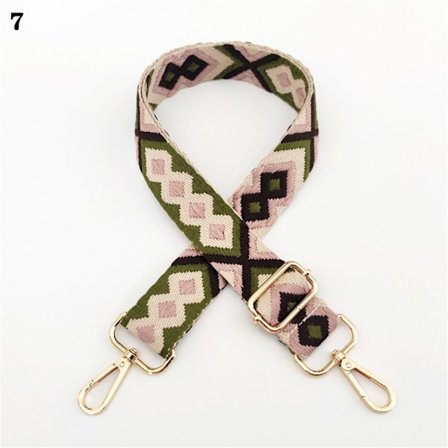 130 cm Jacquard-laukun hihna käsilaukuille 7 7