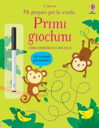 Primi giochini. Ediz. a colori. Con pennarello Genine Delahaye