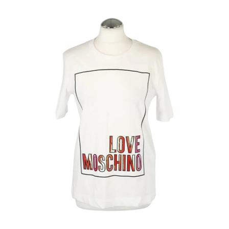 Moschino Pre-Owned Pre-owned Cotton tops , Wit , Dames , Maat: S